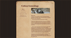 Desktop Screenshot of cotton.ozwebgenealogy.com